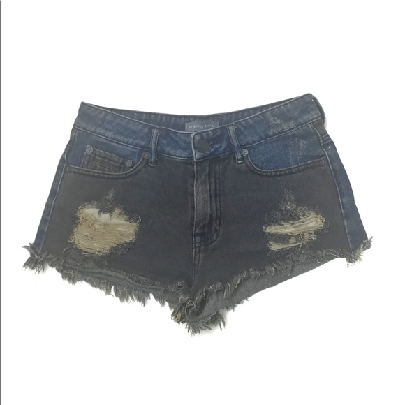 Kendall & Kylie Pants - Kendall & Kylie Distressed Cutoff Jean Shorts